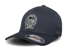 Load image into Gallery viewer, CP 1881 Lrg White Logo Flexfit Wooley Cap Black