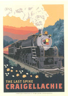 Post Card The Last Spike Craigellachie Sunset