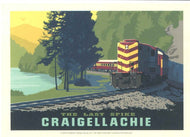 Post Card The Last Spike Craigellachie Diesel Locomotive
