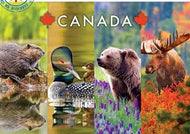 Postcard Canada Vertical Image Strip