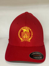 Load image into Gallery viewer, Red Canadian Pacific 1881 Golden Beaver Shield Logo Cap
