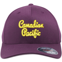 Load image into Gallery viewer, Maroon Canadian Pacific 1950's Gold Script Cap