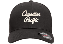 Load image into Gallery viewer, Canadian Pacific 1960's Black with White Script Lettering Cap