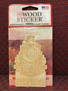 "Revelstoke Railway Museum" Wooden Sticker