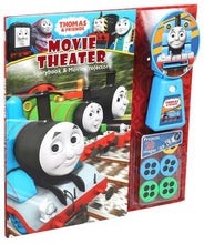 Load image into Gallery viewer, "Thomas Hits the Rails! Movie Theater Storybook & Movie Projector" by Maggie Fischer