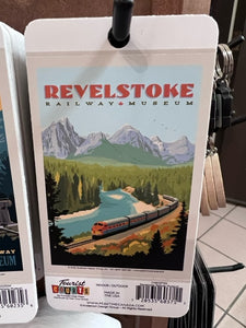 "Revelstoke Railway Museum" Rectangular Stickers
