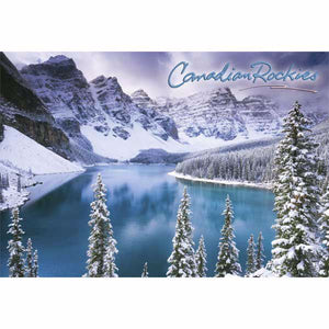 Postcard- Moraine Lake In Winter