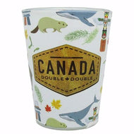 Shot Glass- Canada Icon Pattern