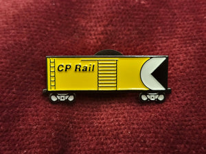 Yellow Boxcar Pin
