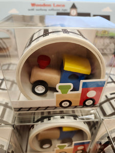 Wooden Locomotive with Railway adhesive Tape