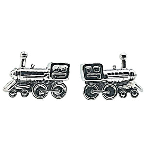 Steam Engine Post Earrings