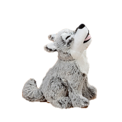 7" Howling Wolf Stuffed Animal