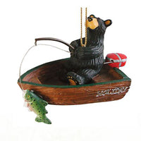 BF Bear Fish Boat Orn