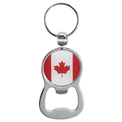 Key Chain Bottle Opener - Canada Flag