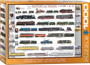 History of Trains 1000 PC Puzzle