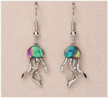 Glacier Pearle Earring Jellyfish
