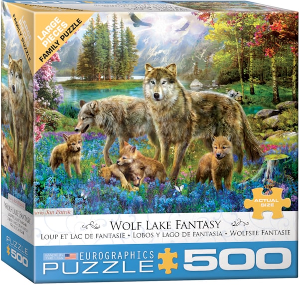 Wolf Lake Fantasy 500PC Puzzle