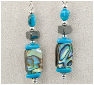 Glacier Pearle earring Lagoon