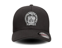 Load image into Gallery viewer, CP 1881 Lrg White Logo Flexfit Wooley Cap Black

