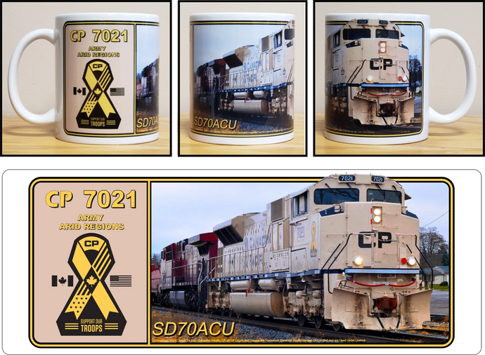 CP 7021 SD70ACU Army Arid Regions Mug