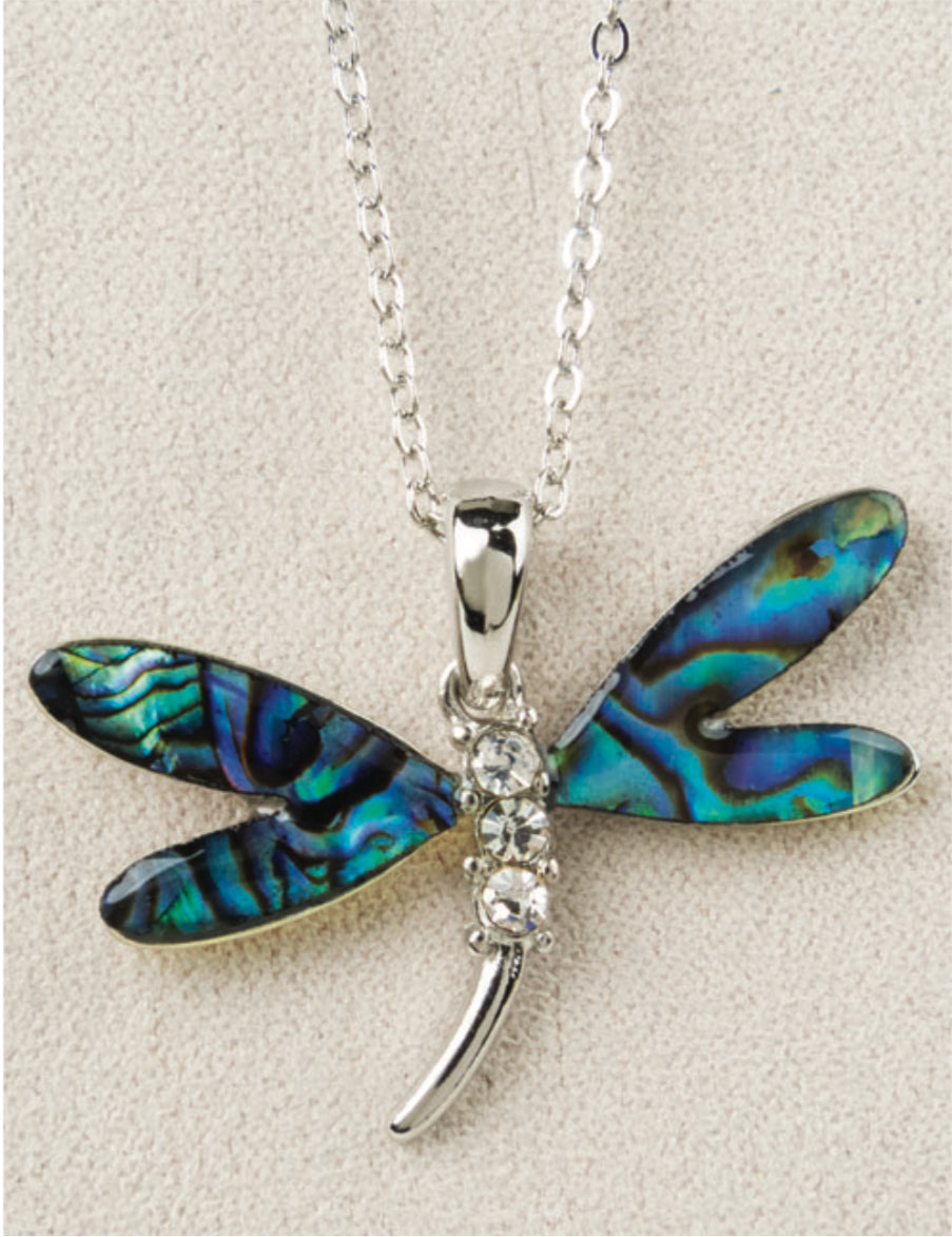 Glacier Pearle Necklace Dragonfly Dream