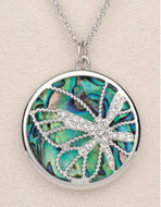 Glacier Pearle Necklace Butterfly Sparkle