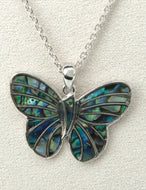 Glacier Pearle Necklace Delicate Butterfly