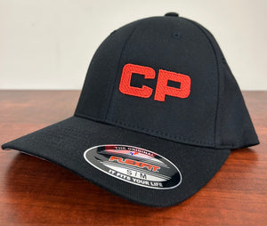 CP (Modern Letters-Red)- Black Cap