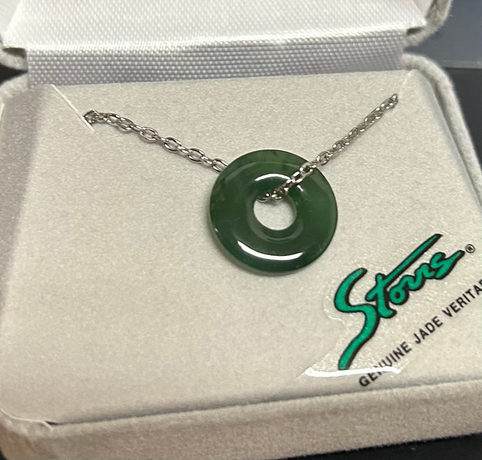 Jade Necklace Spirit Wheel-Small