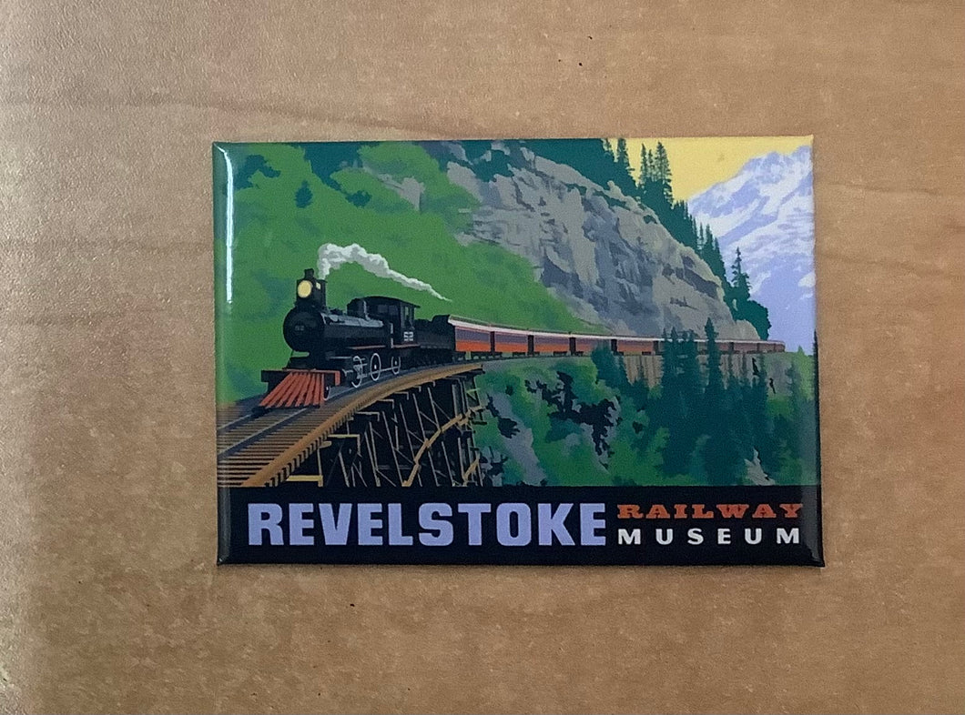 Magnet Revelstoke Railway Museum Trestle Bridge