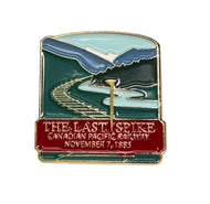 The Last Spike River & Railway Pin