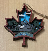 Load image into Gallery viewer, Maple leaf Layered Ornament
