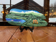Load image into Gallery viewer, Large Painted Driftwood, Valley with Bear
