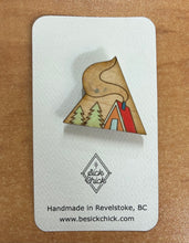 Load image into Gallery viewer, Wooden Lapel Pin
