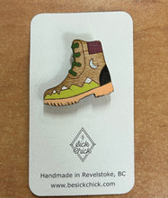 Load image into Gallery viewer, Wooden Lapel Pin

