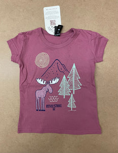 Infant T-Shirt Raspberry Moose