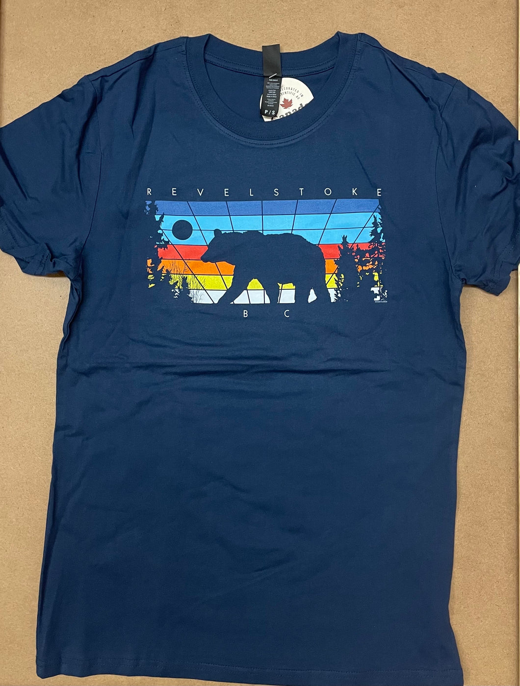 MIDNIGHT BLUE T-shirt Bear Radical Sunset