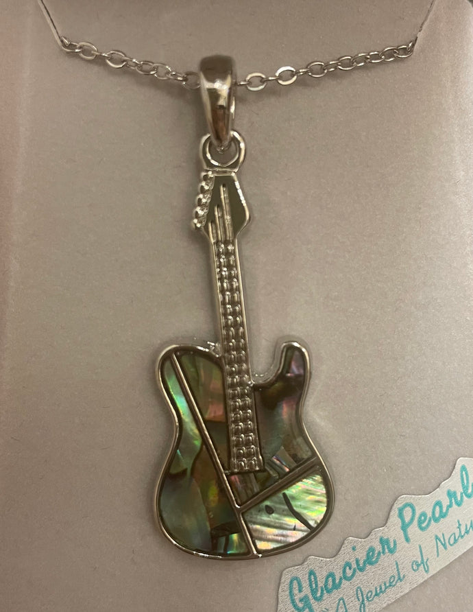Glacier Pearle Necklace Guitar