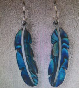 Glacier Pearle Earrings Feathers