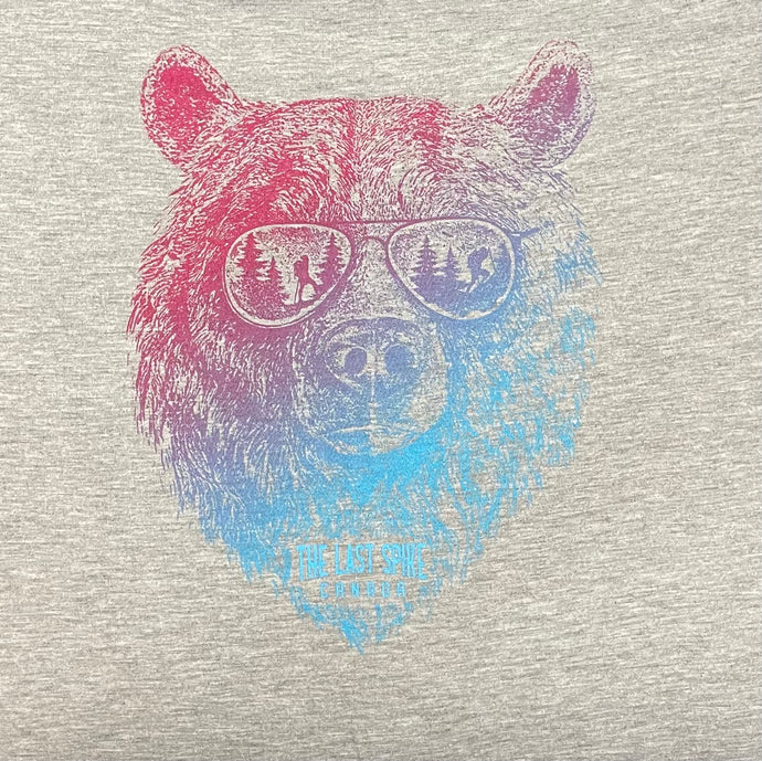Bear View T-shirt Youth Sport Grey - 