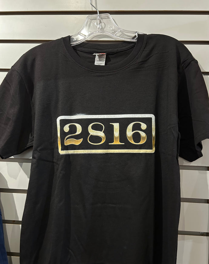 CP Empress 2816 Number Plate Black T-Shirt