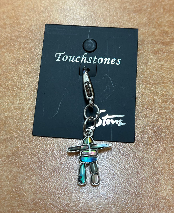 Glacial Pearle Inukshuk Charm