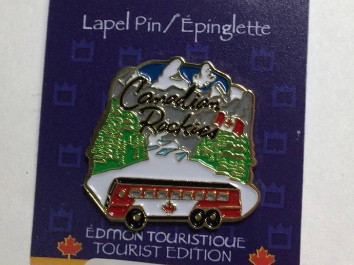 Pin Canadian Rockies Bus