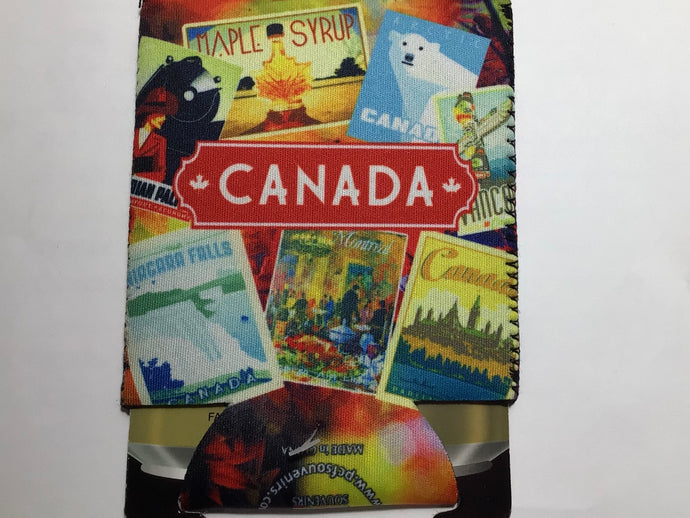Can Koozie Canada Stamps