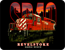 Load image into Gallery viewer, Youth Red "SD40" Locomotive T-Shirt (Black)
