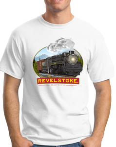 "5468 Revelstoke" White T-Shirt