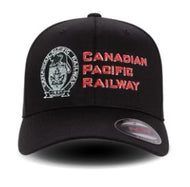 Black Canadian Pacific Railway 1881 Logo Cap