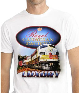 "Royal Canadian Pacific Timeless Luxury" White T-shirt