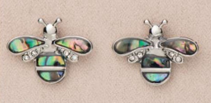 Glacial Pearle Earrings Bumblebee