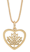 Load image into Gallery viewer, Necklace Heart Maple
